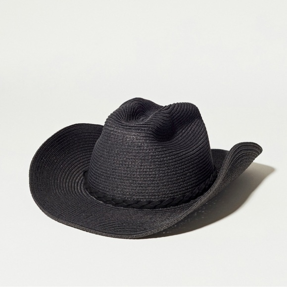Lucky Brand Accessories - Lucky Brand Charcoal Braided Hat